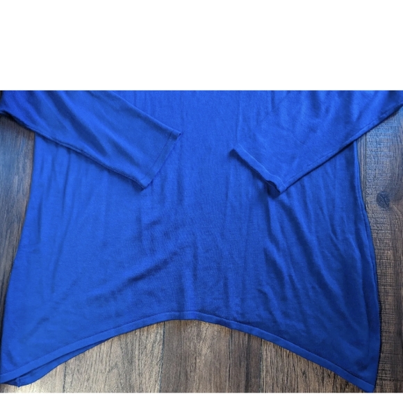 Ashley Stewart Size 26 Jewel Embellishment Violet Purple Cold Shoulder Tunic NWT - Picture 5 of 16